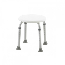 Duschstol | Badpall Justerbar | Rund | Faro | Mobiclinic