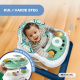 Baby Walker | Justerbar i 3 höjder | Fällbar | Ljus och musik | Leksaker | Rayo | Flerfärgad | Mobiclinic - Foto 4