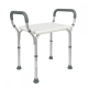 Badstol | Aluminium | PVC | Justerbar höjd | Armstöd | Acueducto | Mobiclinic - Foto 1