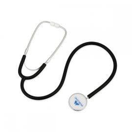 Fonendoscopio dubbel klocka | aluminium | svart | Mobiclinic