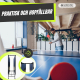 Pingisbord | Hopfällbart och bärbart | Professionell design | 360º Hjul | Nät, paddlar och bollar | Tokyo | Blå | Mobiclinic - Foto 4