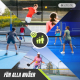 Pickleball-set | 4 racketar | 4 bollar | Nät med hjul | Bärväska | Halkfritt grepp | Mobilall | Mobiclinic - Foto 7