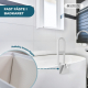 Badkarshandtag | Badkar med slät kant (4,5–13,5 cm) | Max. 100 kg | Klinisk och hemmabruk | MobiBary | Mobiclinic - Foto 5