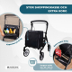 Hopfällbar rullator | Kundvagn | Bromssystem | Justerbar höjd | Enkel spak | XXL-väska | Formen |_ Mobiclinic - Foto 5