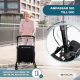 Hopfällbar rullator | Kundvagn | Bromssystem | Justerbar höjd | Enkel spak | XXL-väska | Formen |_ Mobiclinic - Foto 7