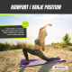 Yogamatta | Halkfri | Flexibel | TPE | Tvättbar | Ekologisk | Lila |EY-01| Mobiclinic - Foto 5
